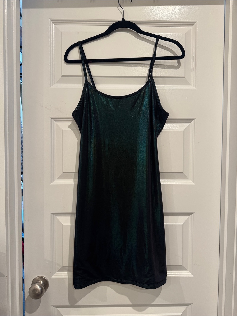 Wild Fable Metallic Slip mini/midi Dress